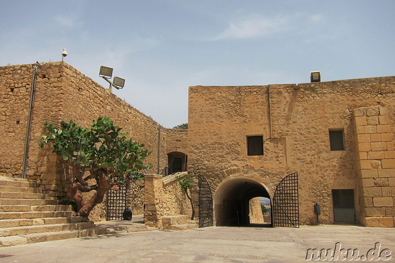 Castillo de Santa Barbara in Alicante, Spanien