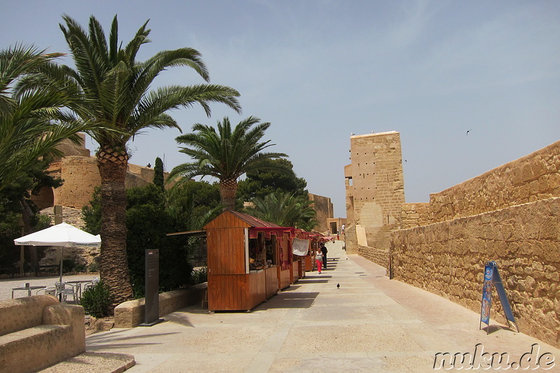 Castillo de Santa Barbara in Alicante, Spanien