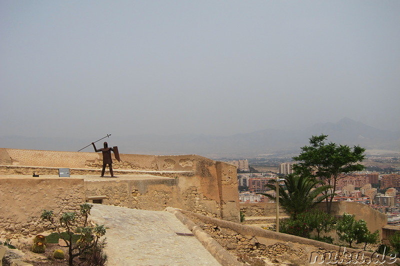 Castillo de Santa Barbara in Alicante, Spanien