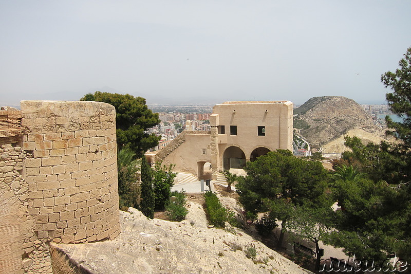 Castillo de Santa Barbara in Alicante, Spanien