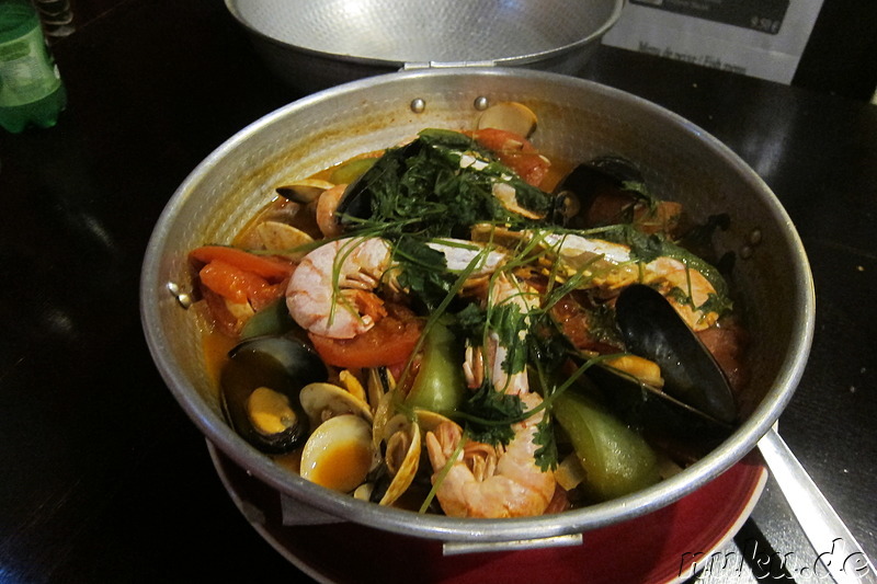 Cataplana - Fischsuppe in Faro, Portugal