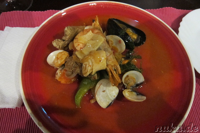 Cataplana - Fischsuppe in Faro, Portugal