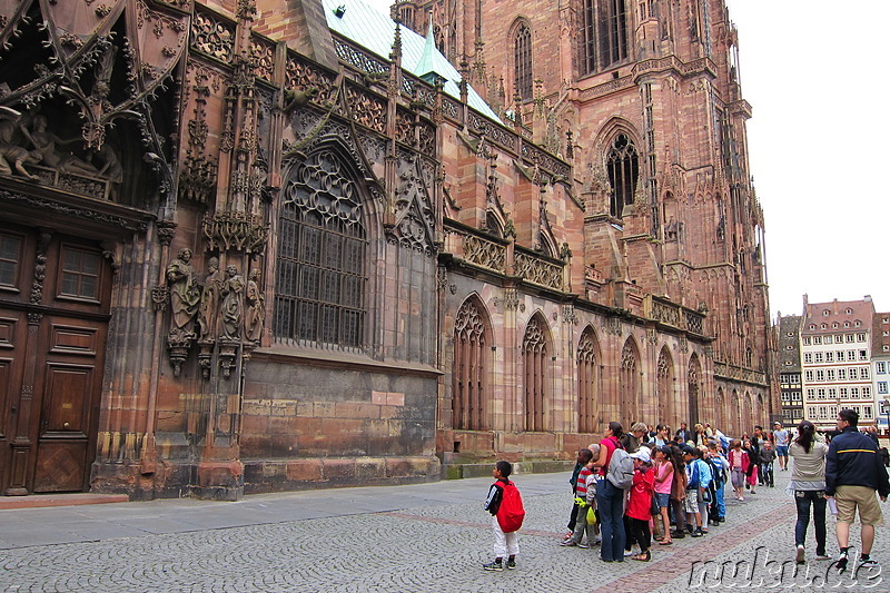 Cathedrale Notre-Dame in Strasbourg, Frankreich