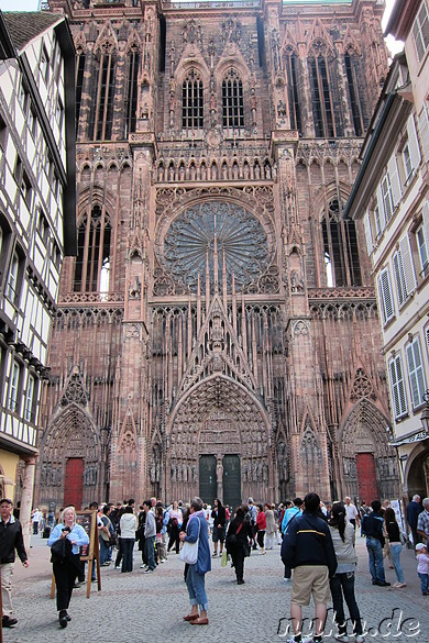 Cathedrale Notre-Dame in Strasbourg, Frankreich