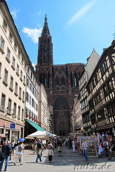 Cathedrale Notre-Dame in Strasbourg, Frankreich