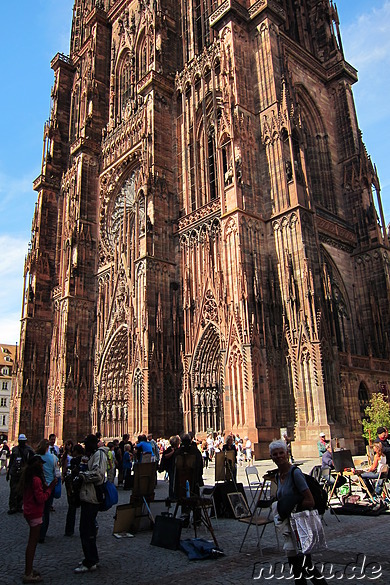 Cathedrale Notre-Dame in Strasbourg, Frankreich