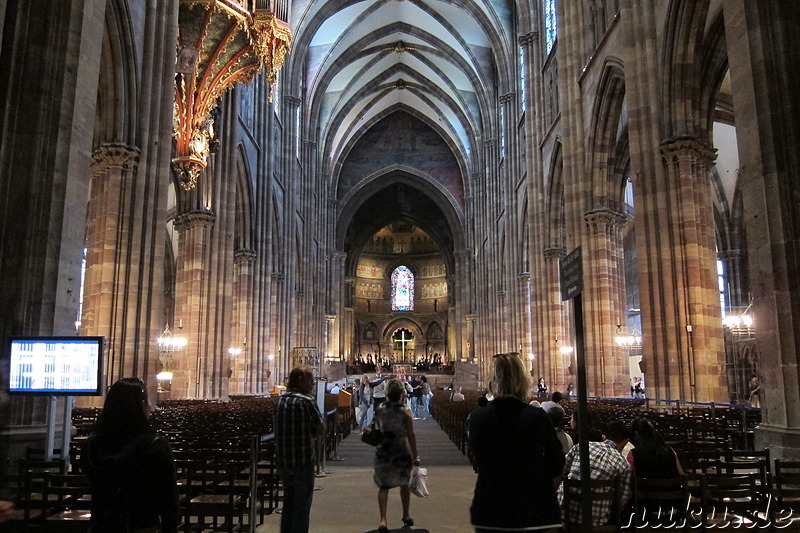 Cathedrale Notre-Dame in Strasbourg, Frankreich