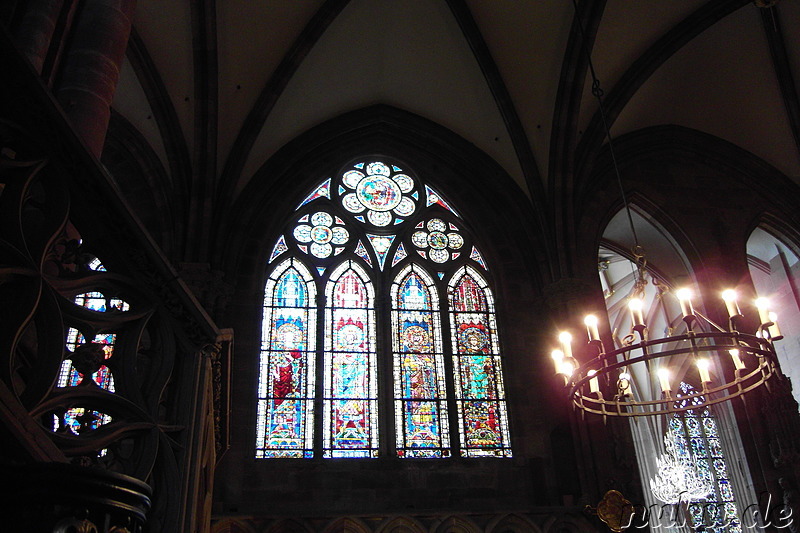 Cathedrale Notre-Dame in Strasbourg, Frankreich