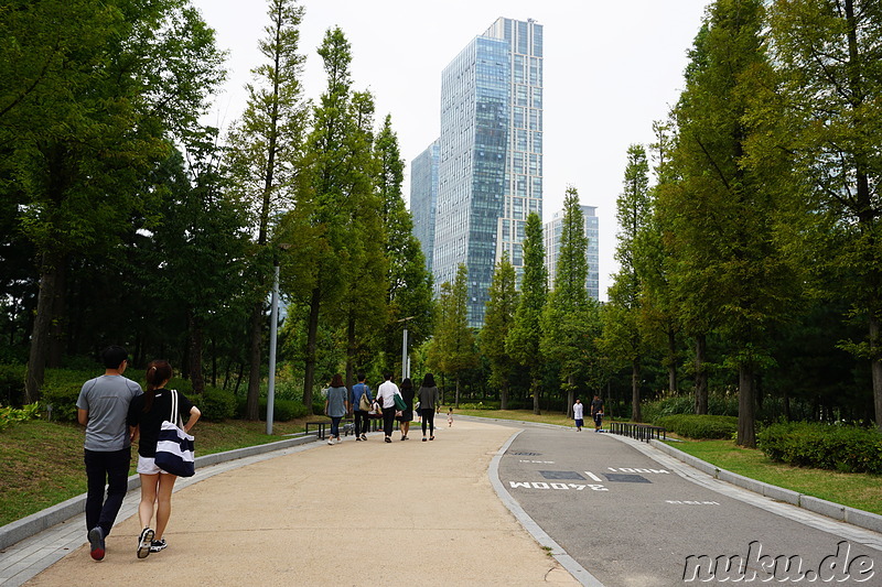 Central Park in Songdo, Incheon, Korea