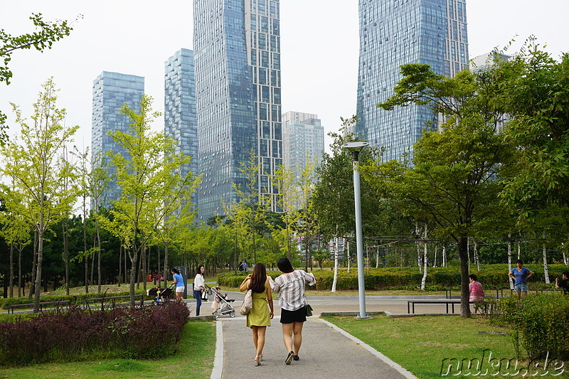 Central Park in Songdo, Incheon, Korea