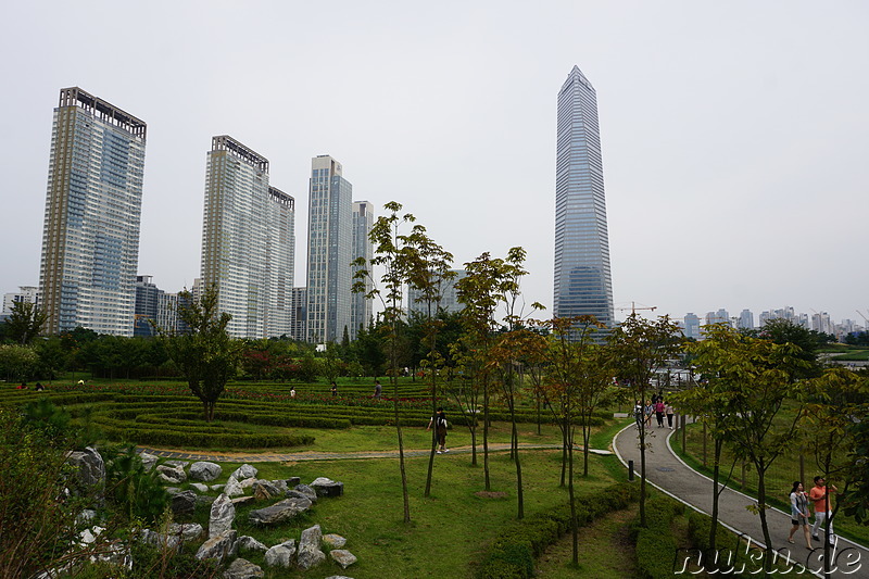 Central Park in Songdo, Incheon, Korea