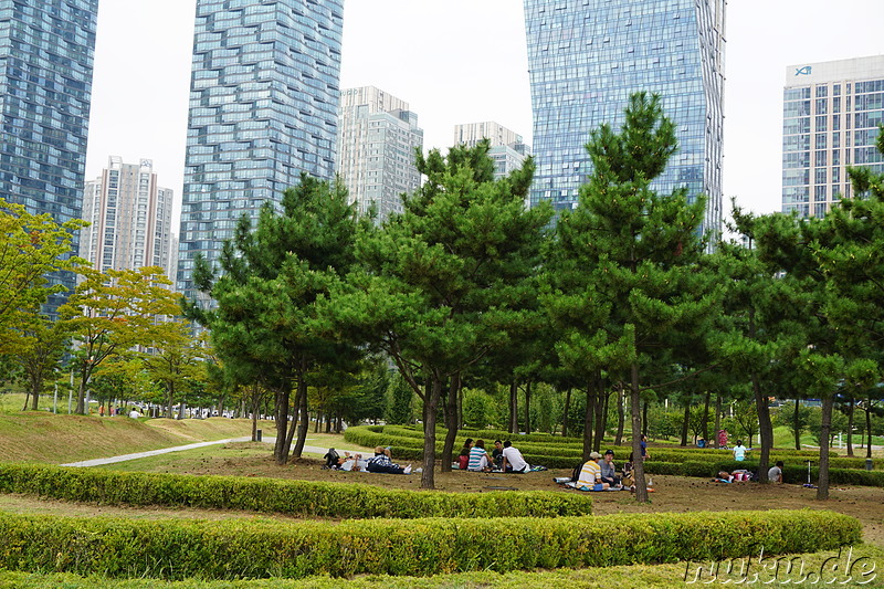 Central Park in Songdo, Incheon, Korea