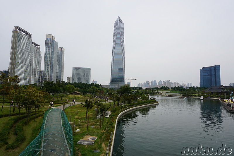 Central Park in Songdo, Incheon, Korea