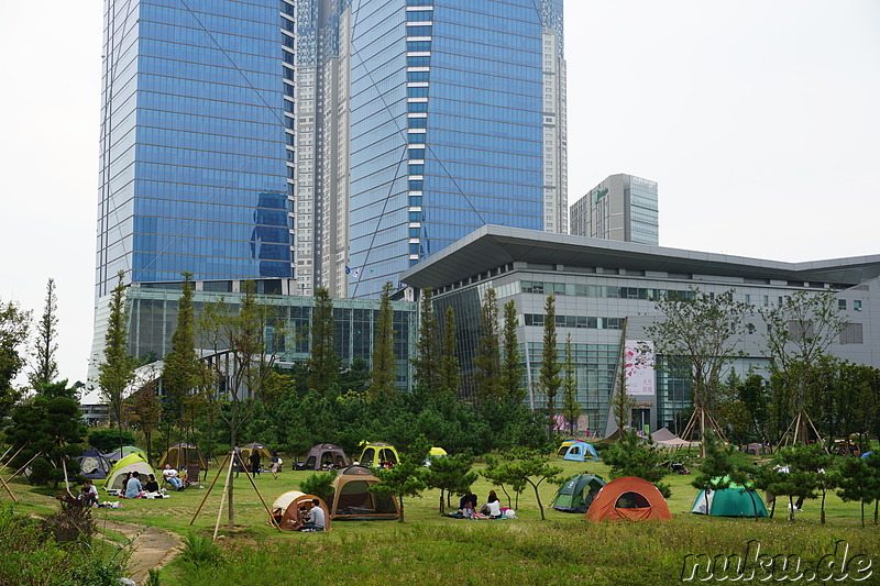 Central Park in Songdo, Incheon, Korea