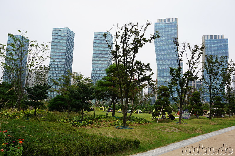 Central Park in Songdo, Incheon, Korea