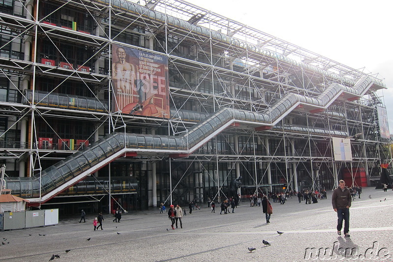 Centre Pompidou in Paris, Frankreich