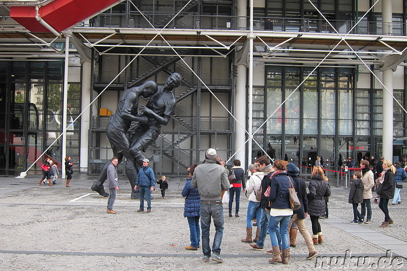 Centre Pompidou in Paris, Frankreich