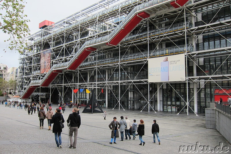 Centre Pompidou in Paris, Frankreich