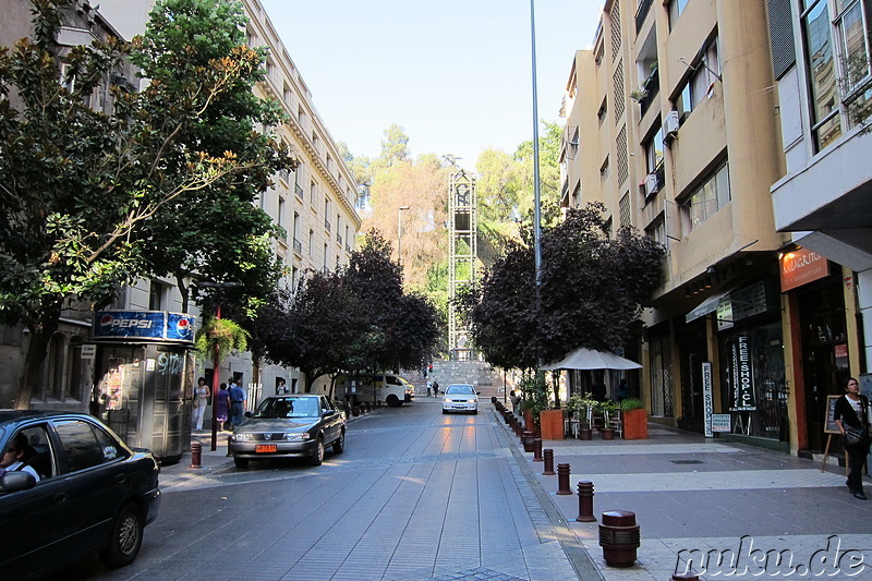 Cerro Santa Lucia - Parkanlage in Santiago de Chile