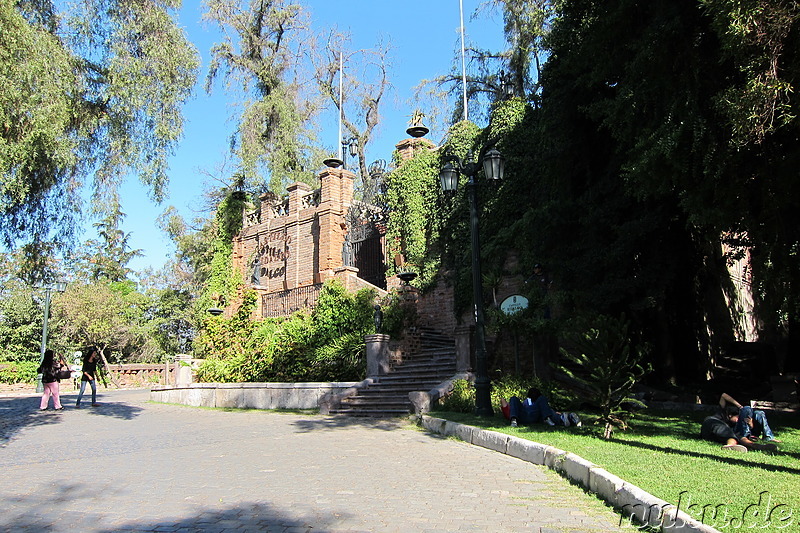 Cerro Santa Lucia - Parkanlage in Santiago de Chile