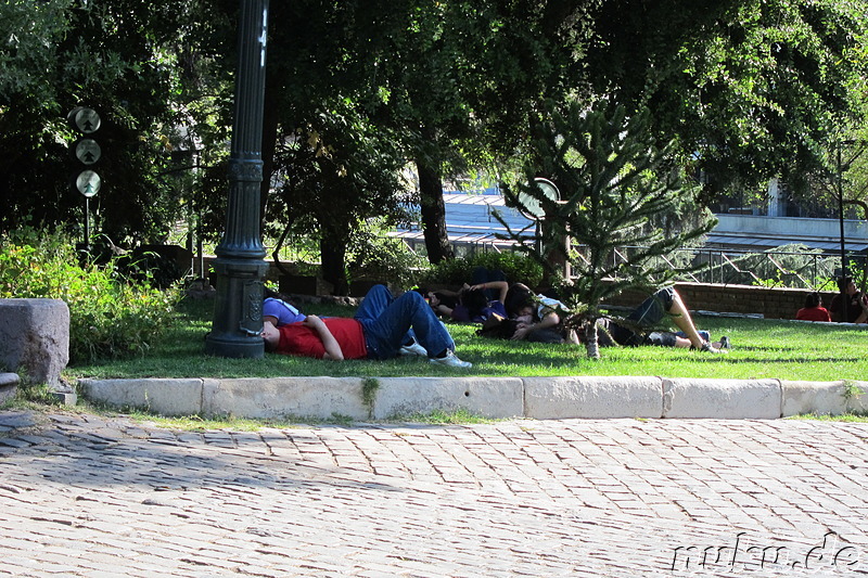 Cerro Santa Lucia - Parkanlage in Santiago de Chile