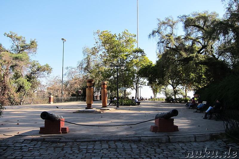 Cerro Santa Lucia - Parkanlage in Santiago de Chile