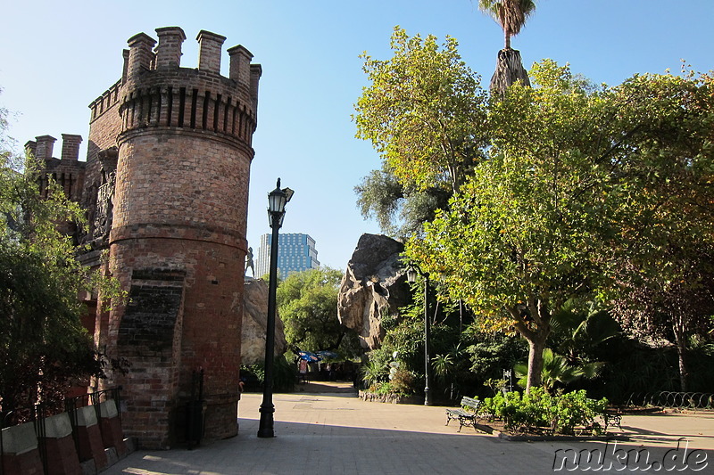 Cerro Santa Lucia - Parkanlage in Santiago de Chile