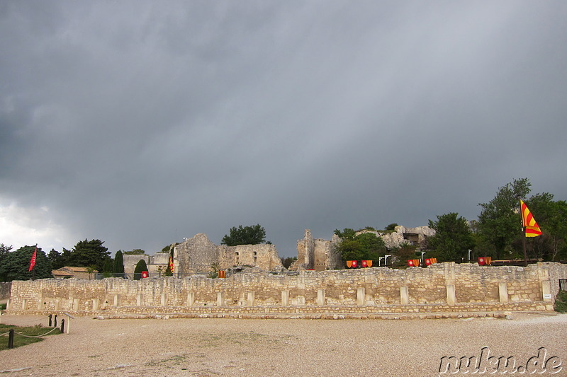 Chateau in Les Baux de Provence, Frankreich