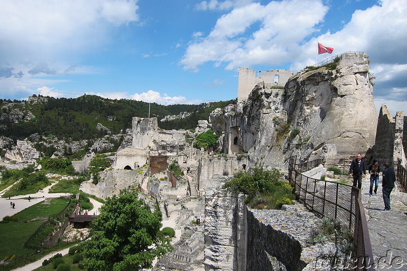 Chateau in Les Baux de Provence, Frankreich