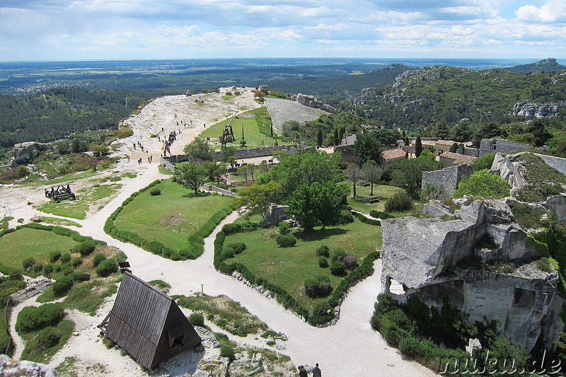 Chateau in Les Baux de Provence, Frankreich