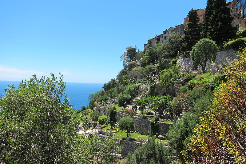 Chemin de Nietzsche - Wanderpfad in Eze an der Cote d'Azur, Frankreich