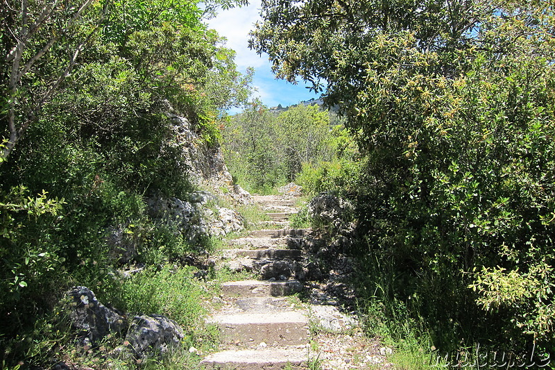 Chemin de Nietzsche - Wanderpfad in Eze an der Cote d'Azur, Frankreich