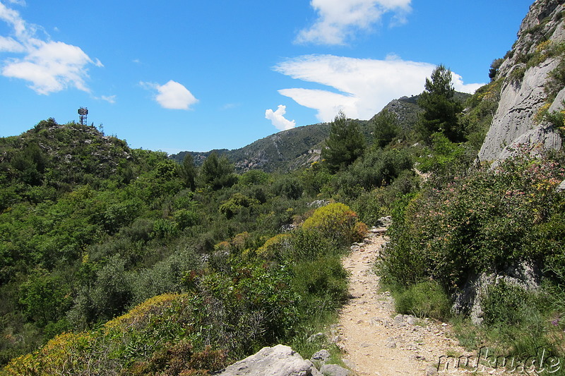 Chemin de Nietzsche - Wanderpfad in Eze an der Cote d'Azur, Frankreich