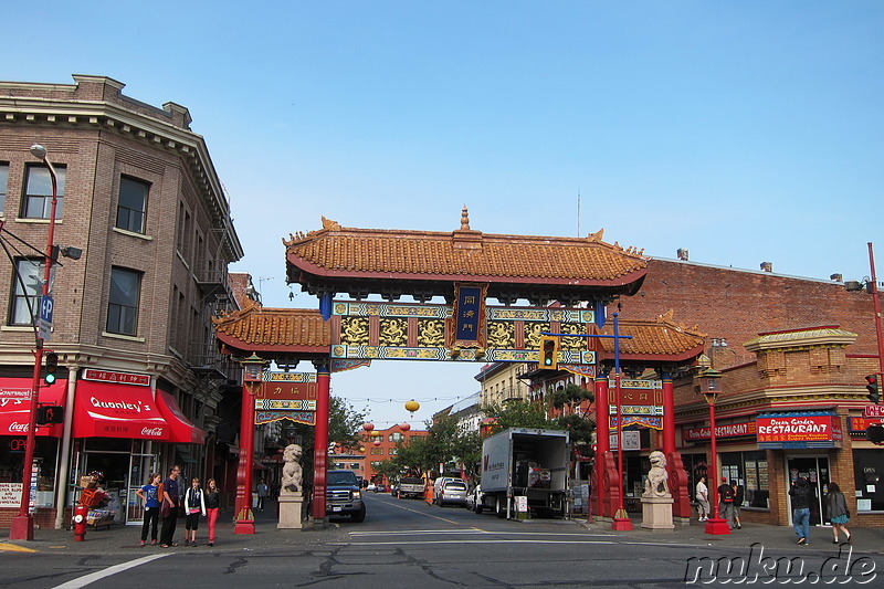 Chinatown in Victoria auf Vancouver Island, Kanada