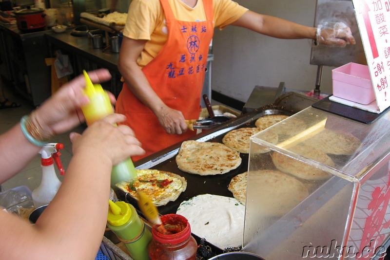 Chinesische Pizza, Taipei, Taiwan