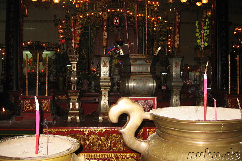 Chinesischer Tempel in Yangon, Myanmar