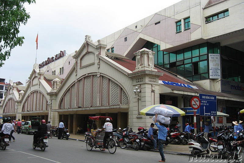 Cho Dong Xuan, Markt in Hanoi, Vietnam