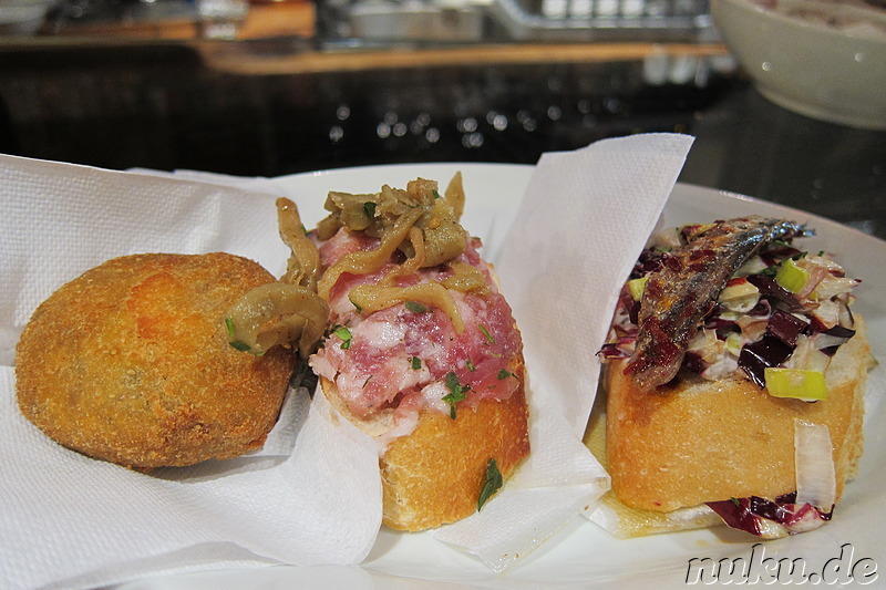 Cichet - Italienische Snacks bei Dai Zemei in Venedig, Italien