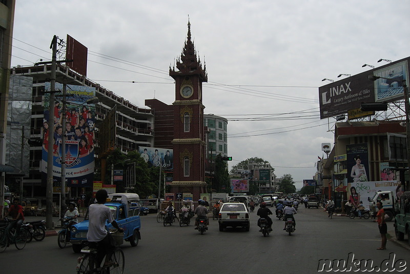 Clock Tower in Mandalay, Myanmar