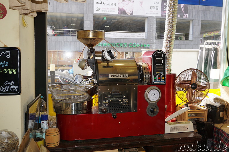 Coffee Hutch - Cafe mit eigener Rösttrommel in Bupyeong, Incheon, Korea