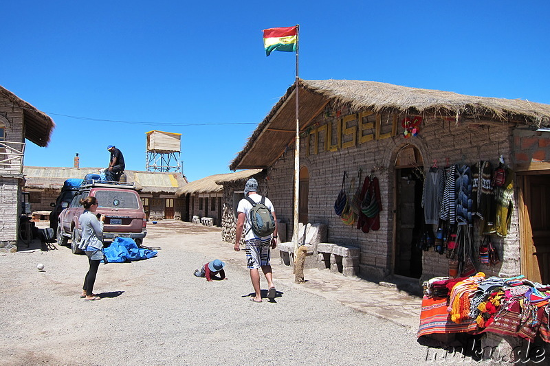 Colchani, Uyuni, Bolivien
