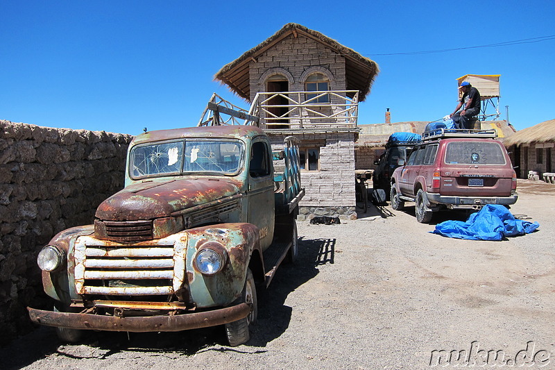 Colchani, Uyuni, Bolivien