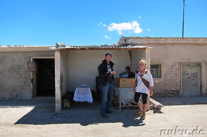 Colchani, Uyuni, Bolivien