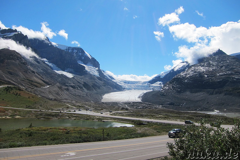 Columbia Icefields (Athabasca Glacier) im Jasper National Park, Kanada