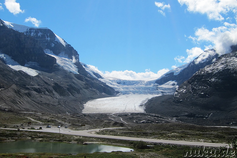 Columbia Icefields (Athabasca Glacier) im Jasper National Park, Kanada