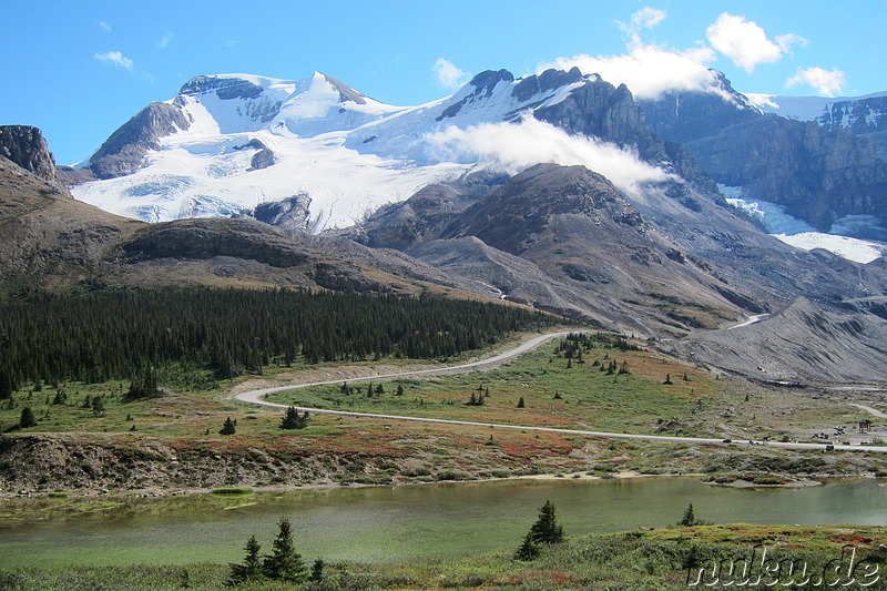 Columbia Icefields (Athabasca Glacier) im Jasper National Park, Kanada