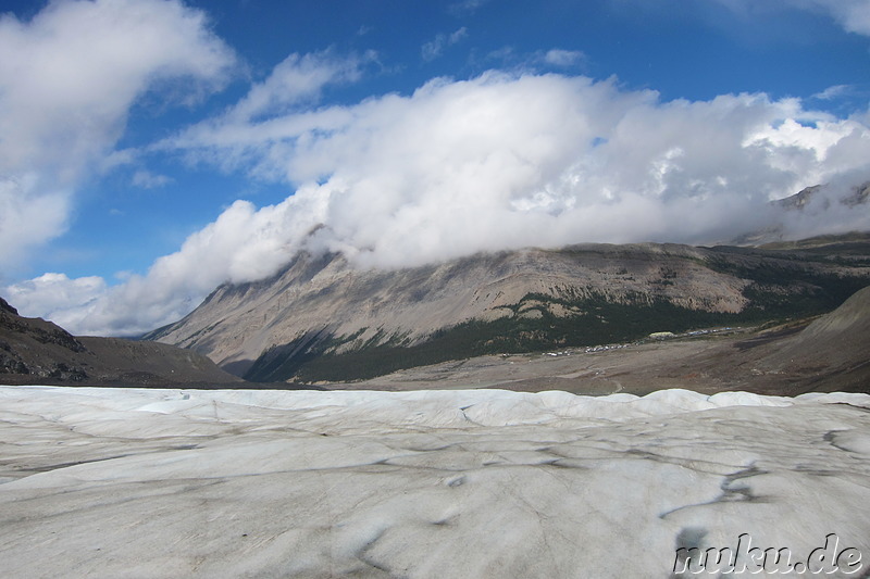 Columbia Icefields (Athabasca Glacier) im Jasper National Park, Kanada