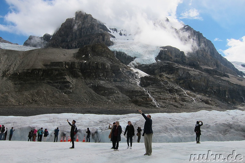 Columbia Icefields (Athabasca Glacier) im Jasper National Park, Kanada