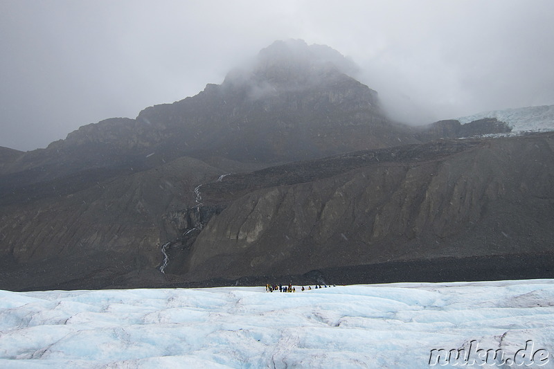 Columbia Icefields (Athabasca Glacier) im Jasper National Park, Kanada