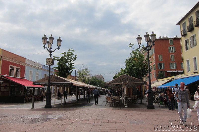 Cours Saleya in Nizza, Frankreich